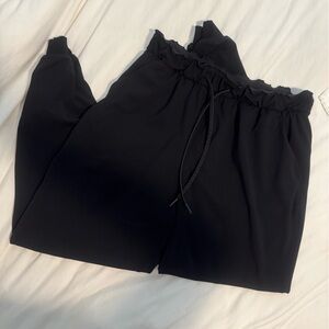 Lululemon Black Drawstring Joggers